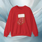 Hello Winter - Stocking Cookie Seasonal Sweatshirt: Unisex, Heavy blend