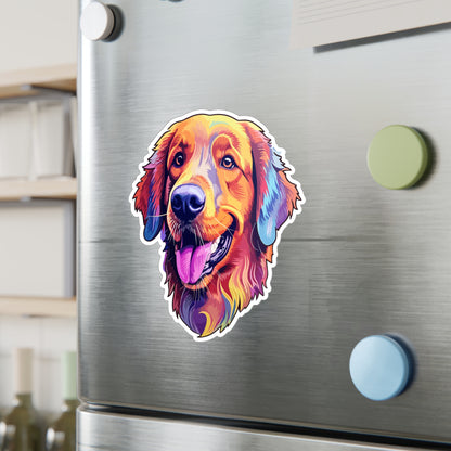 Golden Retriever Vinyl Decal - Leroy