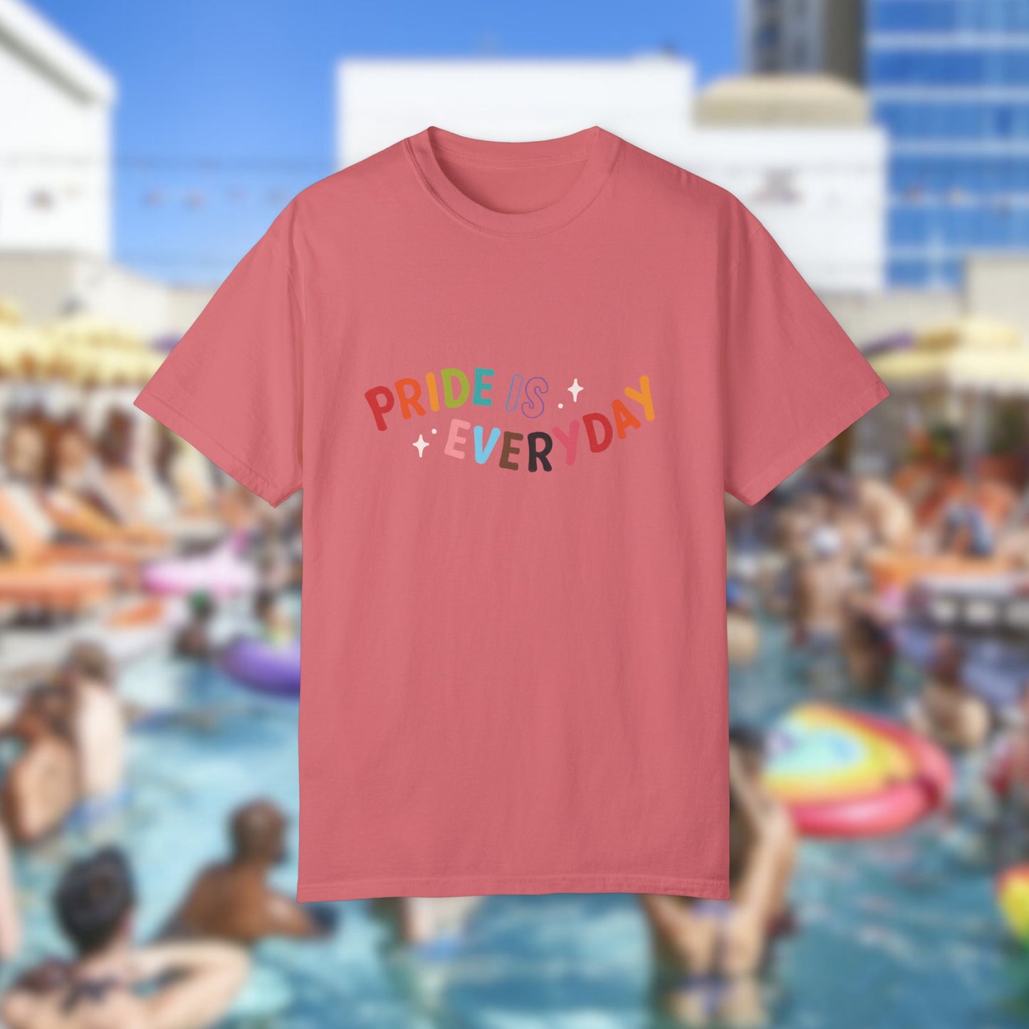 Pride is Everyday Unisex Garment-Dyed T-shirt