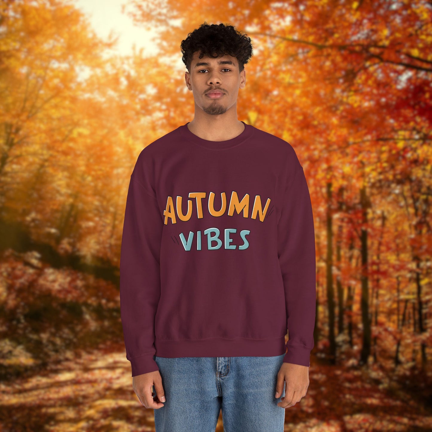 Autumn Vibes - Unisex Heavy Blend™ Crewneck Sweatshirt