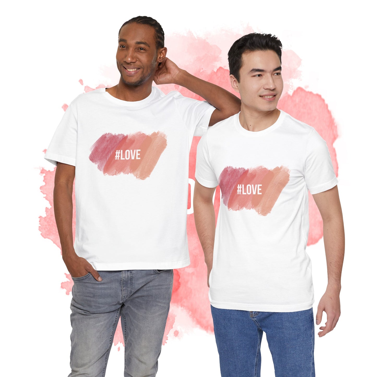 Love Water Color - Unisex Jersey Short Sleeve Tee