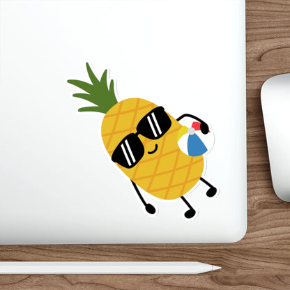 Summer Chilled Pineapple Die-Cut Sticker