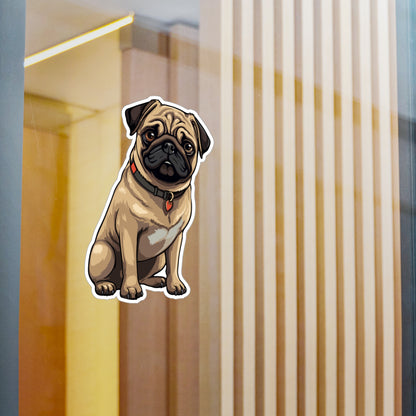 Pug Vinyl Decal - Simon