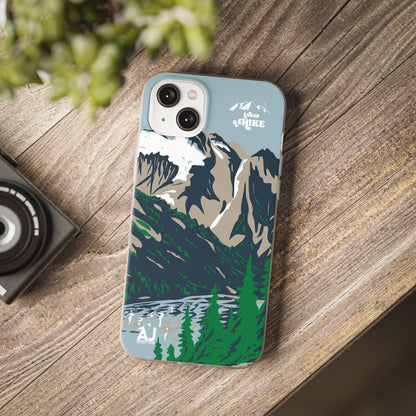 Take a Hike - iPhone Flexi Cases - All 14 and 15 Models - Wireless Charging Compatible