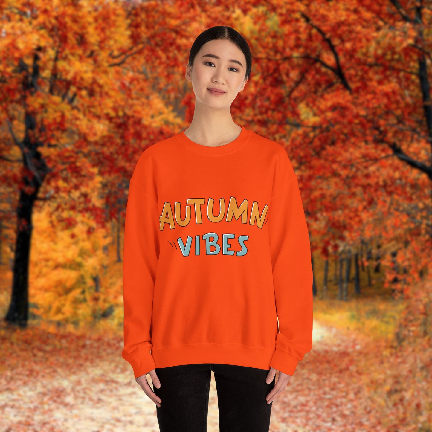 Autumn Vibes - Unisex Heavy Blend™ Crewneck Sweatshirt