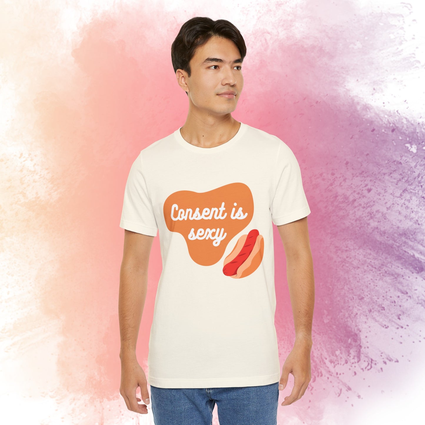 Consent is Sexy - Hotdog - Unisex Jersey Short Sleeve Tee 🌭