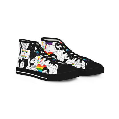 Love is Love Pride High Top Sneakers