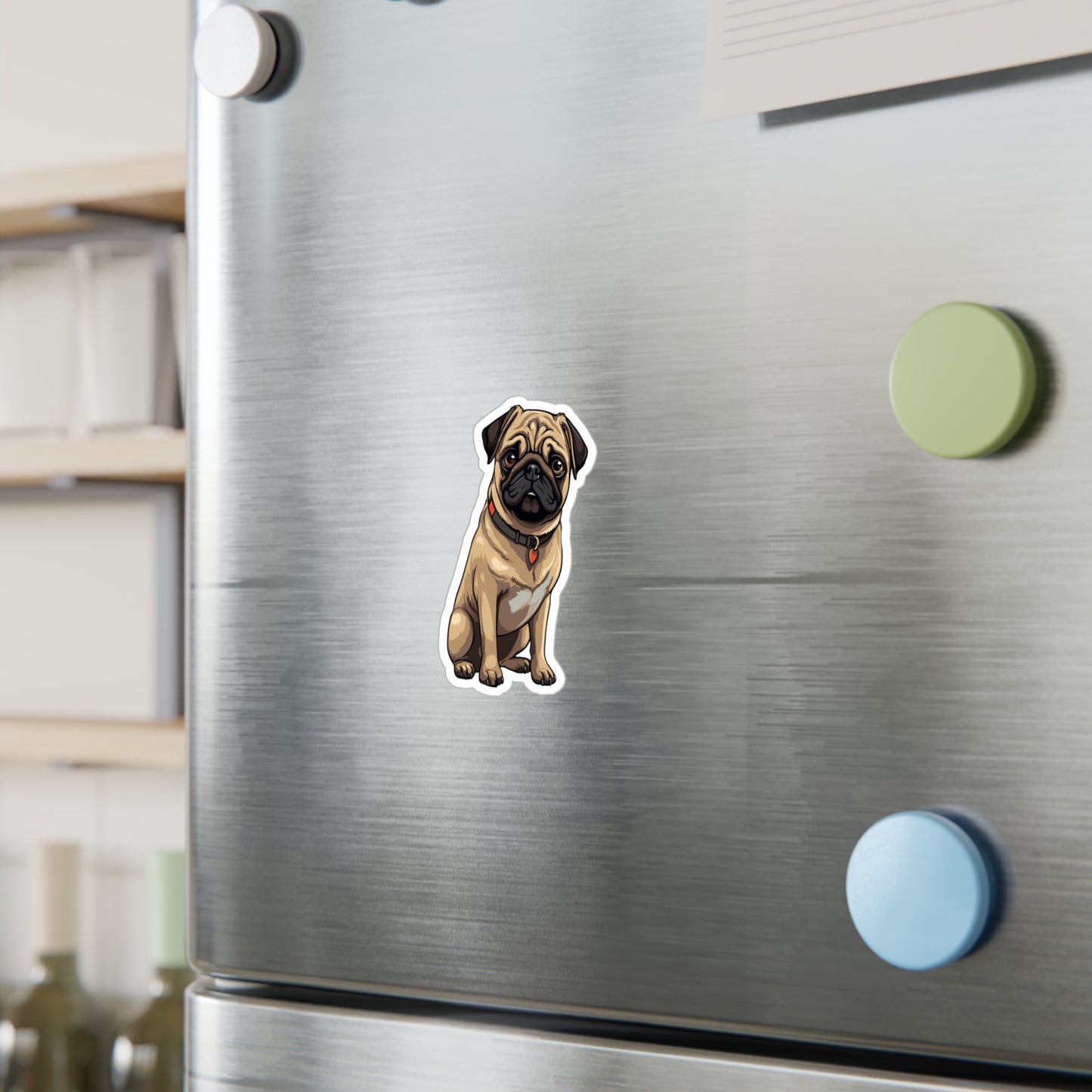 Pug Vinyl Decal - Simon