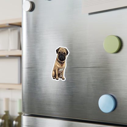 Pug Vinyl Decal - Simon