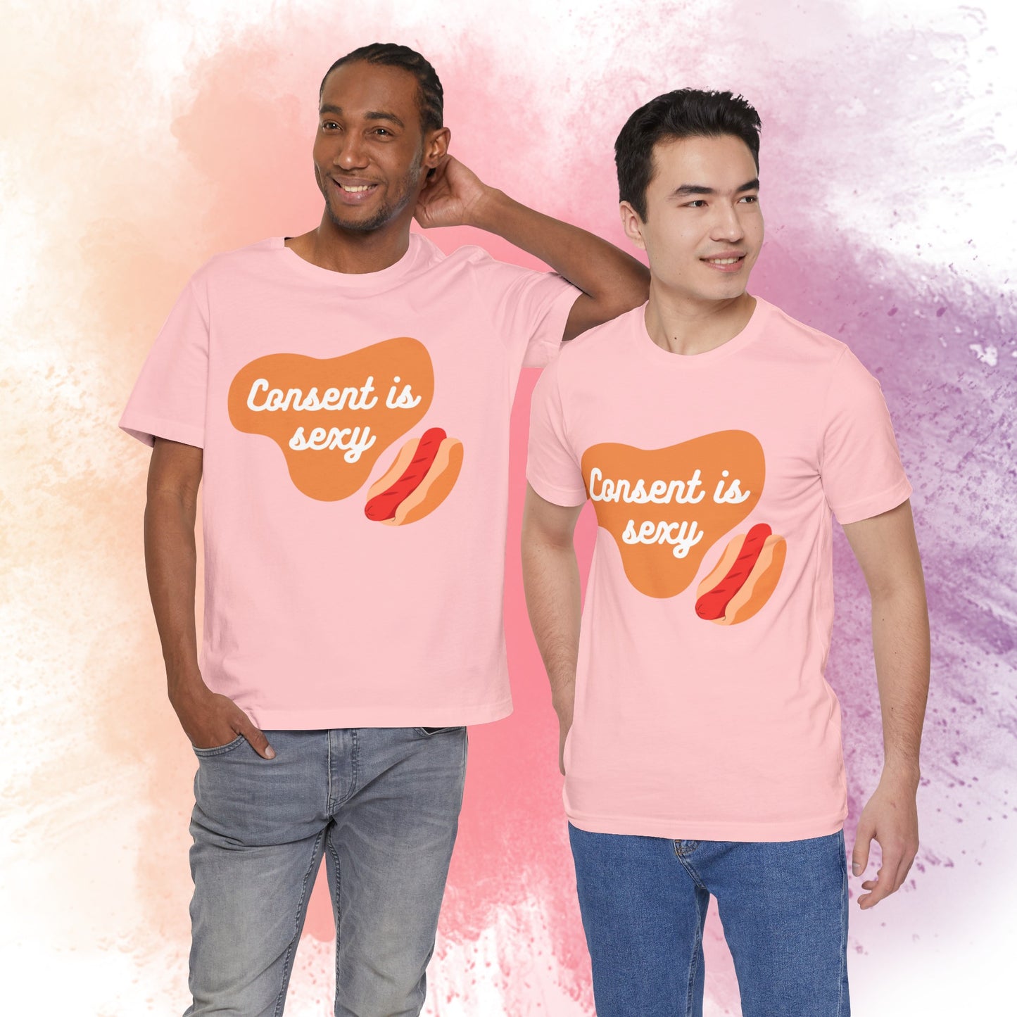 Consent is Sexy - Hotdog - Unisex Jersey Short Sleeve Tee 🌭