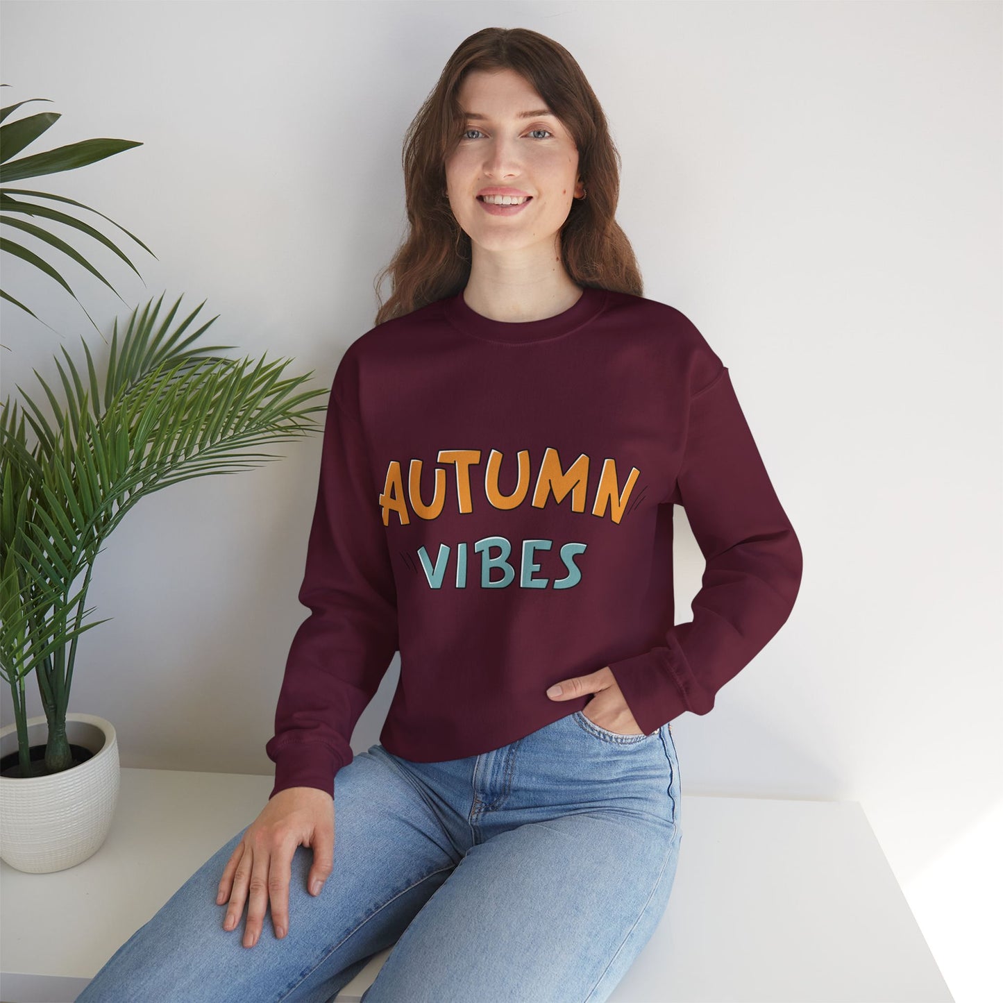 Autumn Vibes - Unisex Heavy Blend™ Crewneck Sweatshirt