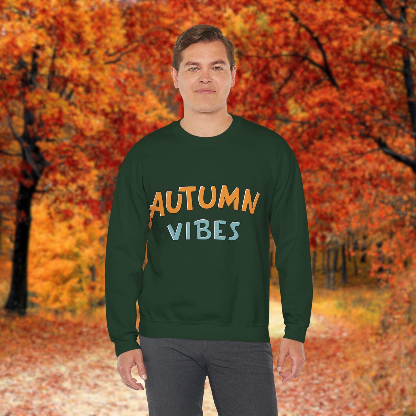 Autumn Vibes - Unisex Heavy Blend™ Crewneck Sweatshirt