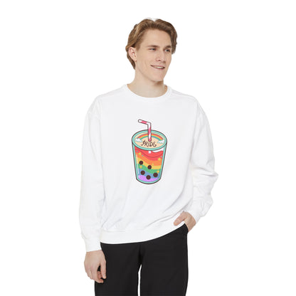 Gay Lil' Boba Unisex Garment-Dyed Sweatshirt