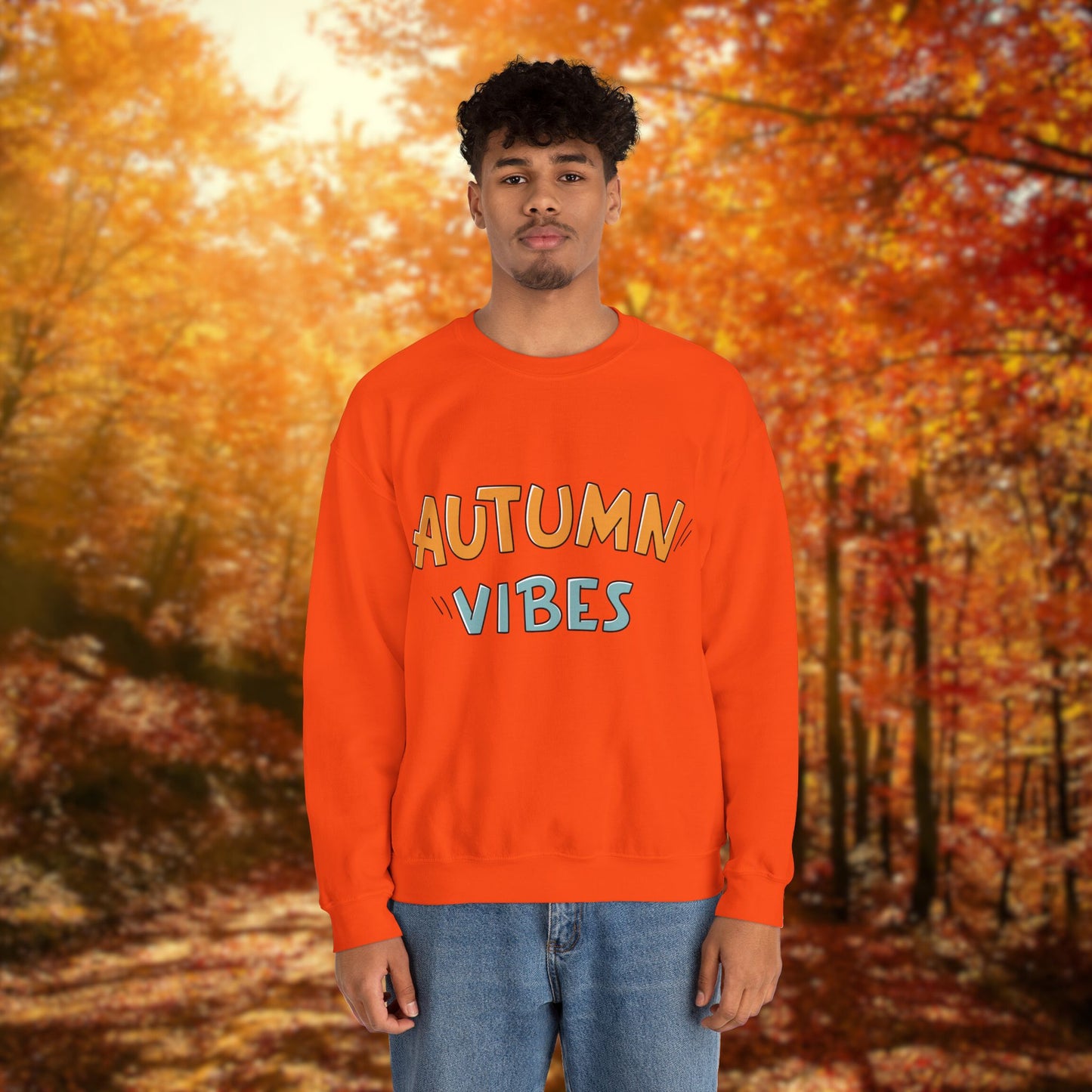 Autumn Vibes - Unisex Heavy Blend™ Crewneck Sweatshirt