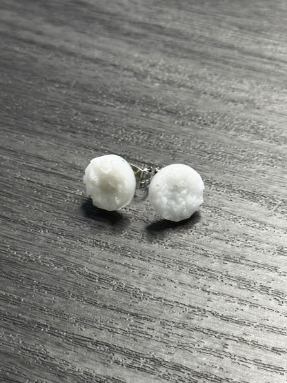 Textured Color Stud Earrings