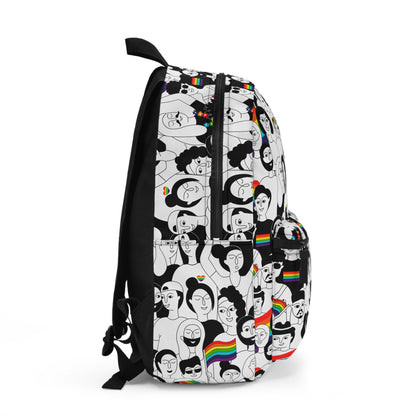 Pride Love is Love Polyester Backpack