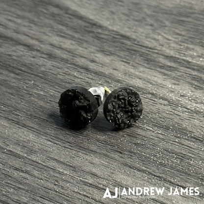 Textured Color Stud Earrings