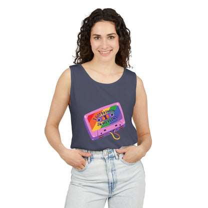 Rainbow in My Veins Pride Unisex Dyed Tank Top