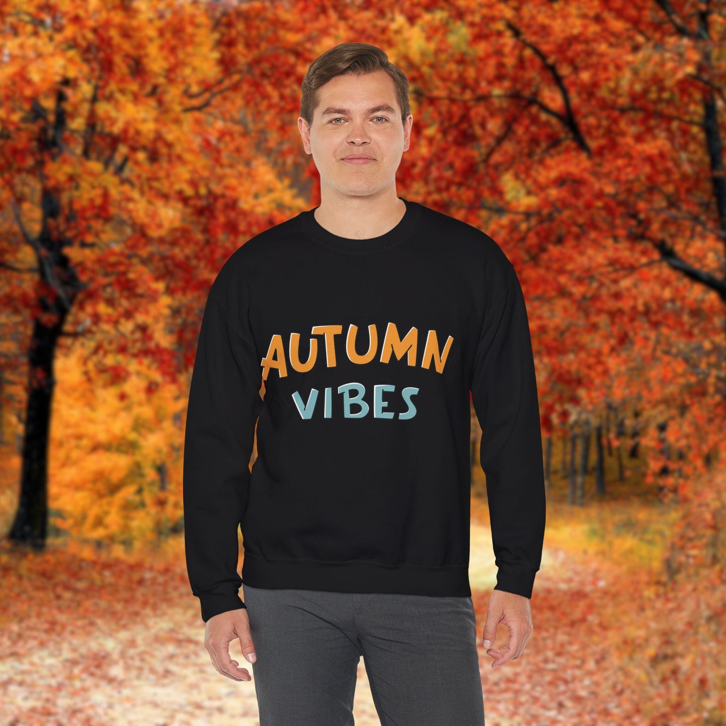 Autumn Vibes - Unisex Heavy Blend™ Crewneck Sweatshirt