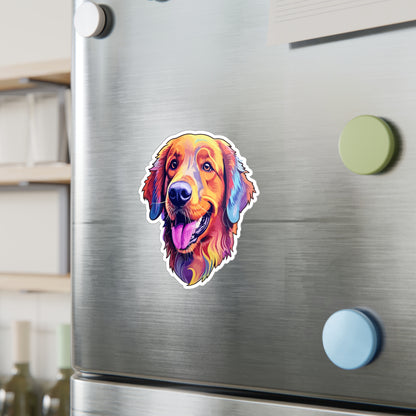 Golden Retriever Vinyl Decal - Leroy