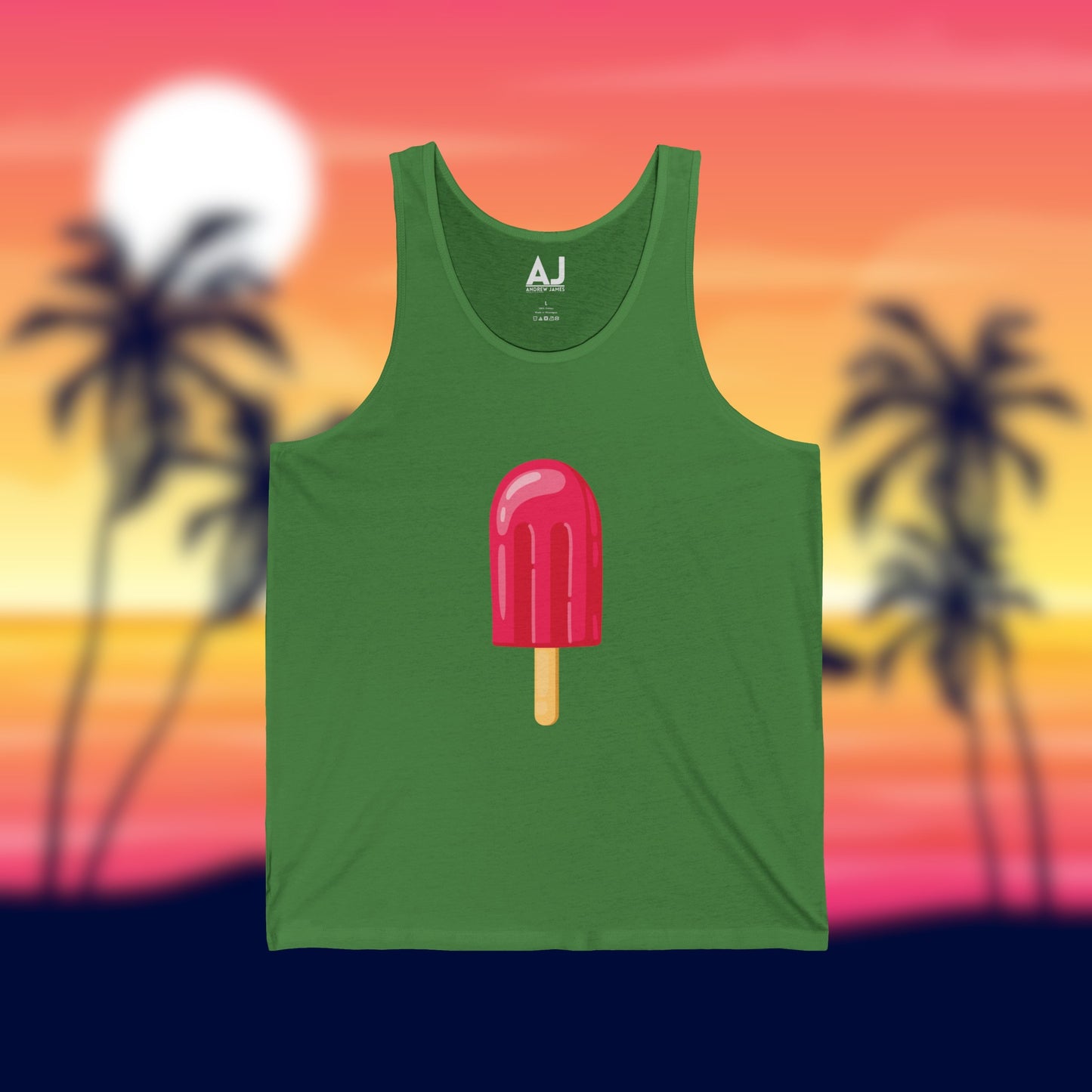 Summer Vibes Popsicle Unisex Jersey Tank