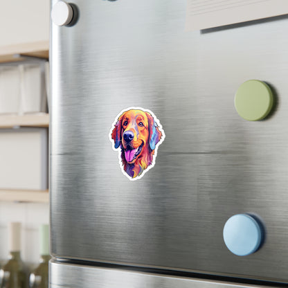 Golden Retriever Vinyl Decal - Leroy