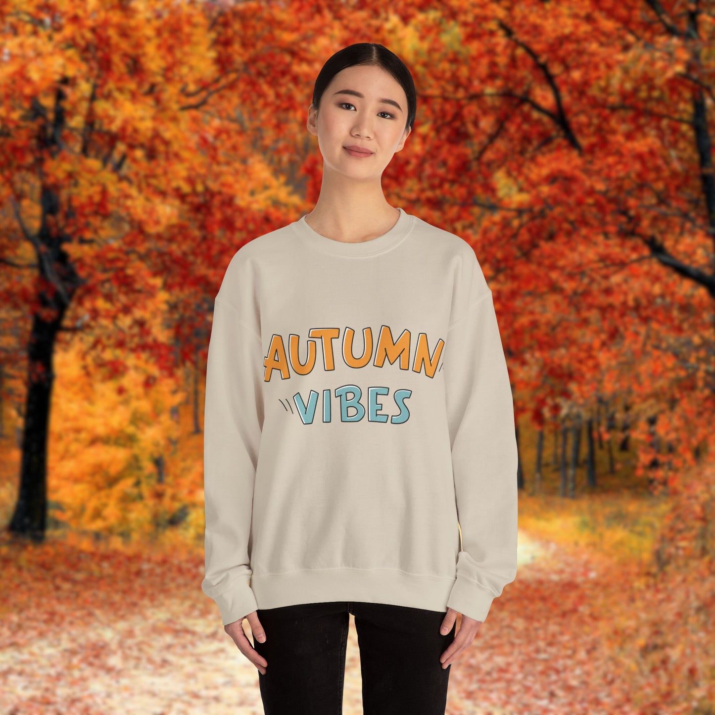 Autumn Vibes - Unisex Heavy Blend™ Crewneck Sweatshirt