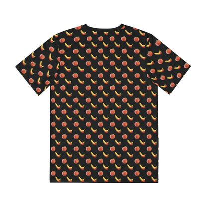 It's All Peaches & Bananas - Men's Polyester Tee in Black