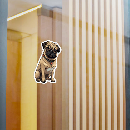 Pug Vinyl Decal - Simon