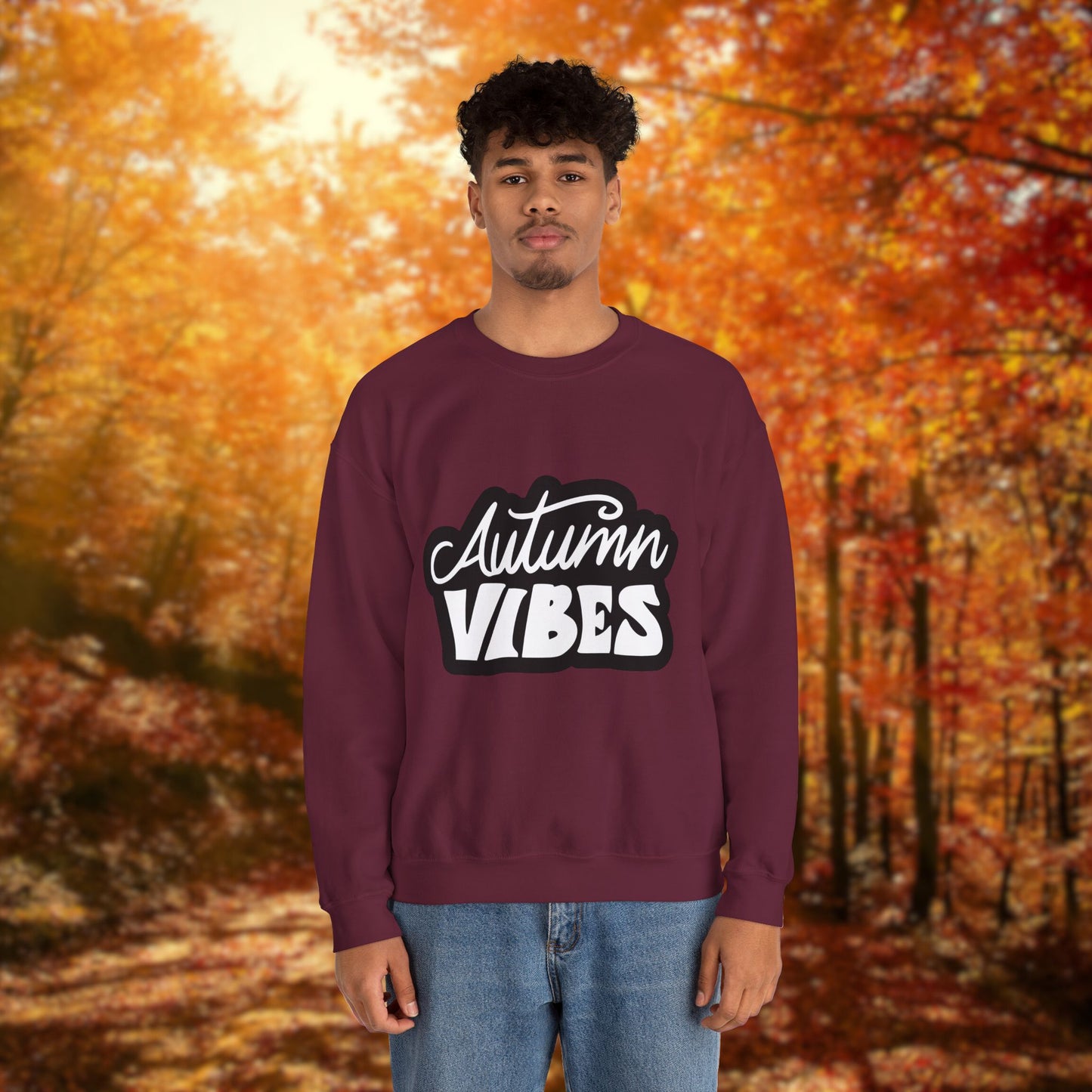 Autumn Vibes - Unisex Heavy Blend™ Crewneck Sweatshirt