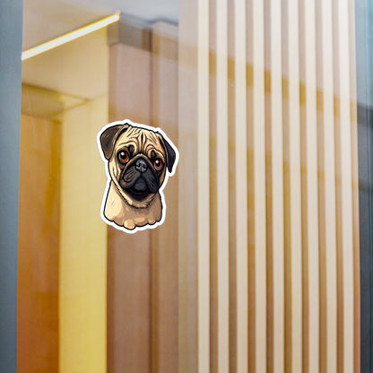 Pug Vinyl Decal - Stanley