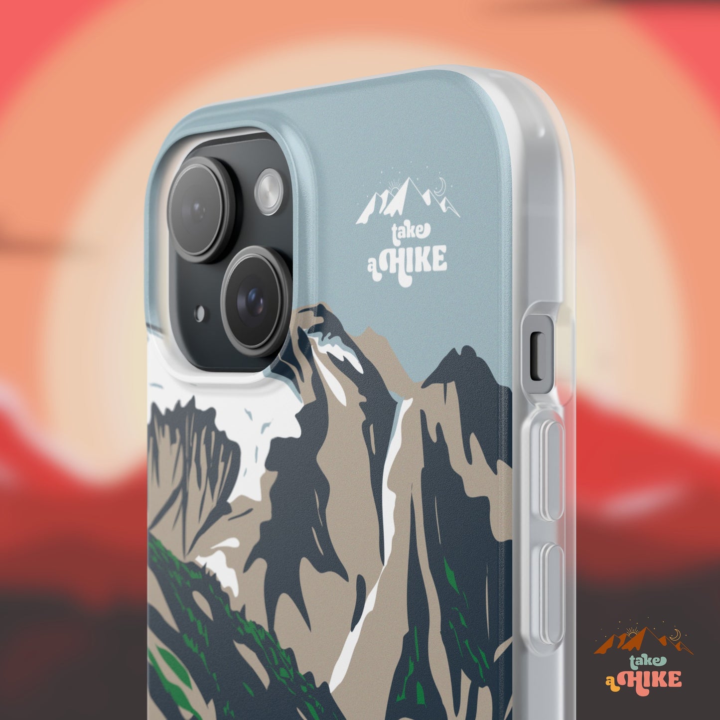 Take a Hike - iPhone Flexi Cases - All 14 and 15 Models - Wireless Charging Compatible