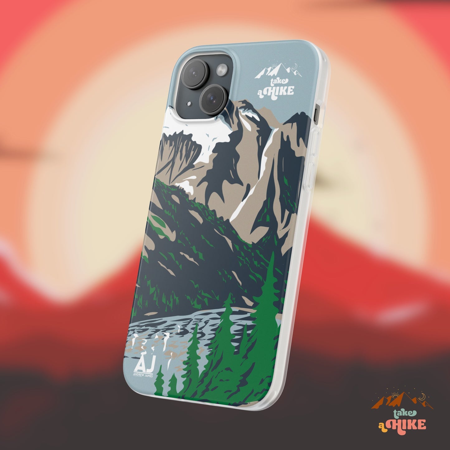 Take a Hike - iPhone Flexi Cases - All 14 and 15 Models - Wireless Charging Compatible