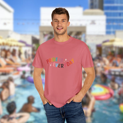 Pride is Everyday Unisex Garment-Dyed T-shirt