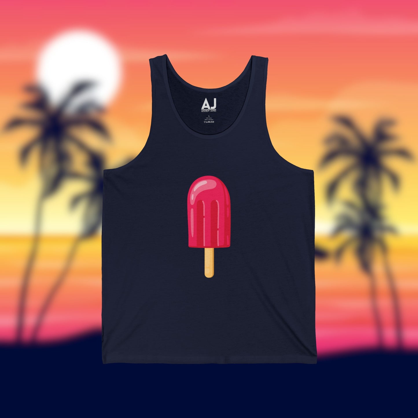 Summer Vibes Popsicle Unisex Jersey Tank