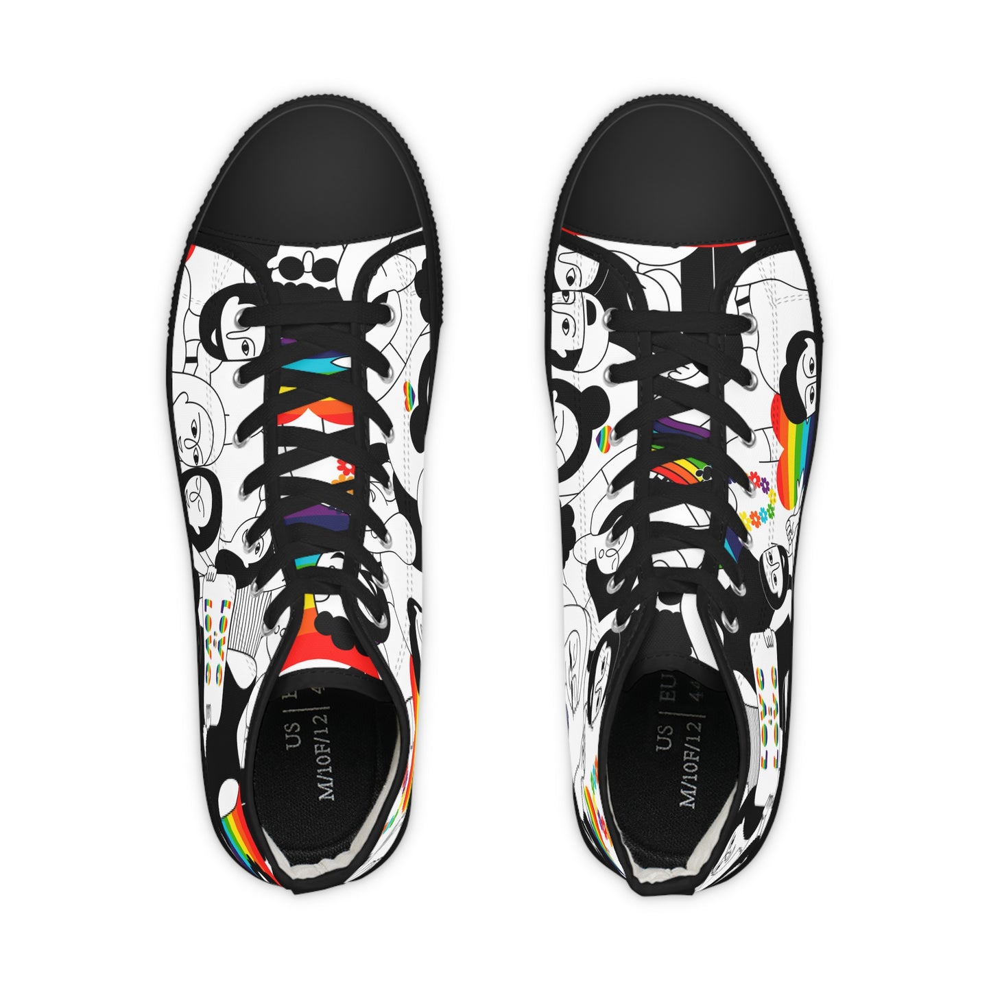 Love is Love Pride High Top Sneakers