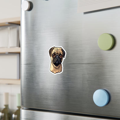 Pug Vinyl Decal - Stanley