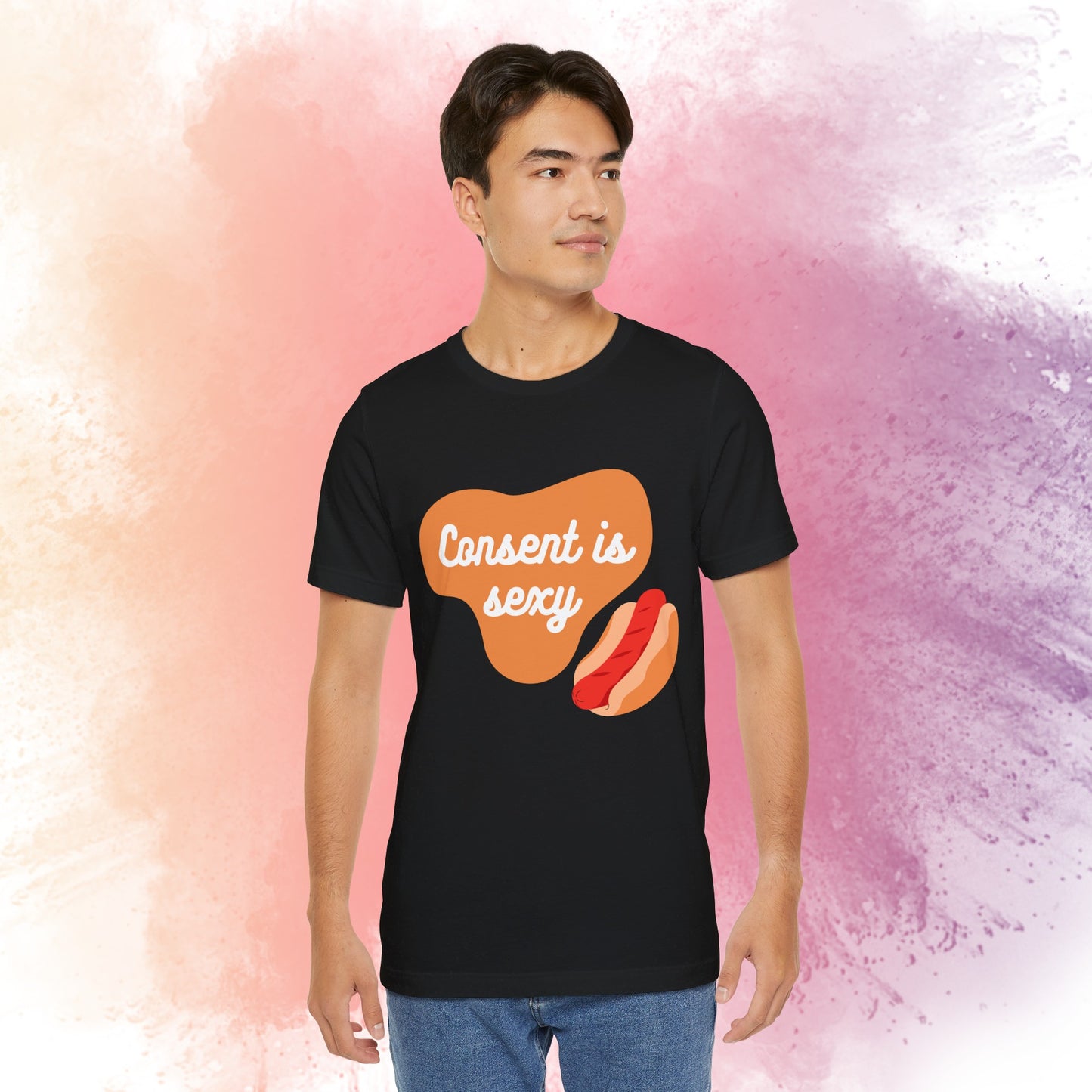 Consent is Sexy - Hotdog - Unisex Jersey Short Sleeve Tee 🌭