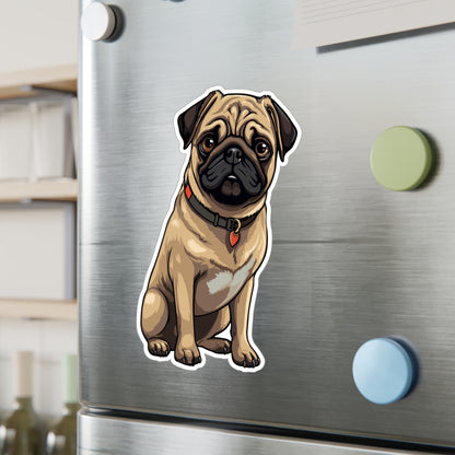 Pug Vinyl Decal - Simon