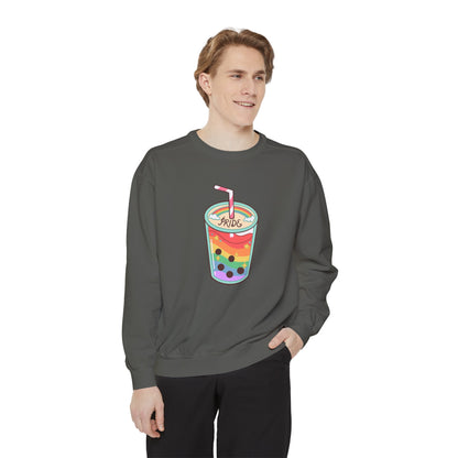 Gay Lil' Boba Unisex Garment-Dyed Sweatshirt