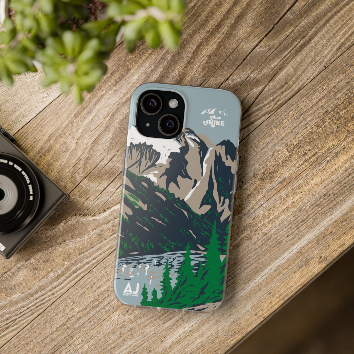 Take a Hike - iPhone Flexi Cases - All 14 and 15 Models - Wireless Charging Compatible