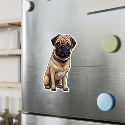 Pug Vinyl Decal - Simon