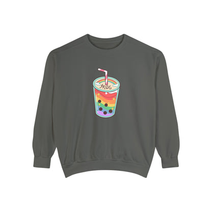 Gay Lil' Boba Unisex Garment-Dyed Sweatshirt