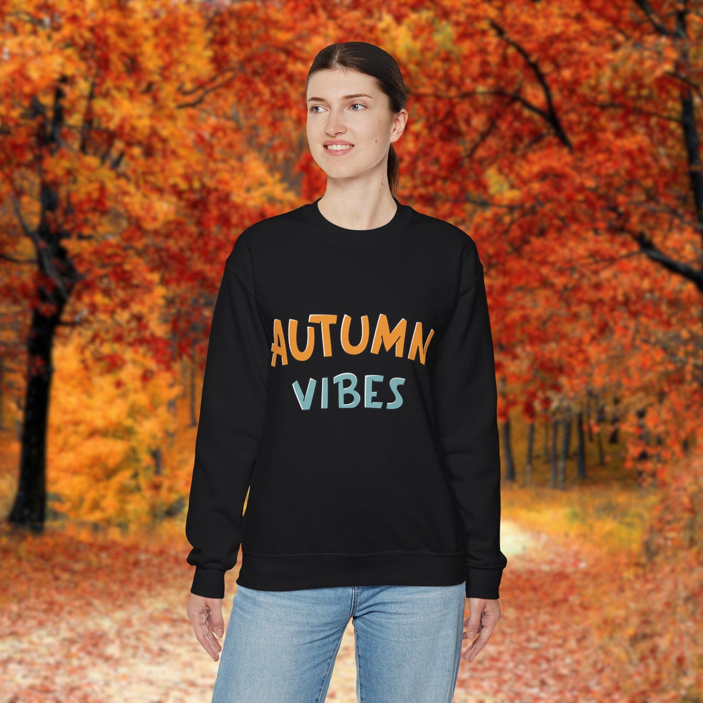 Autumn Vibes - Unisex Heavy Blend™ Crewneck Sweatshirt