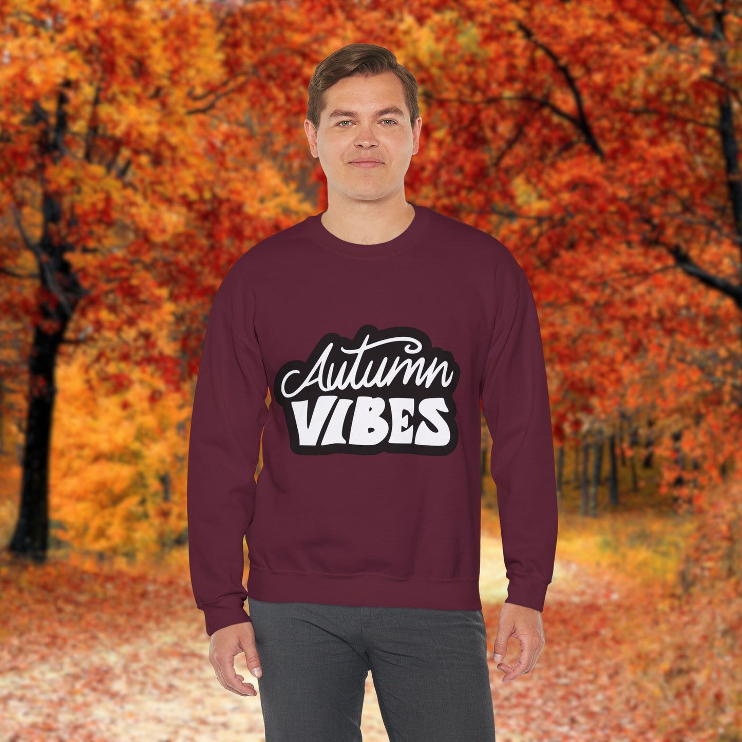 Autumn Vibes - Unisex Heavy Blend™ Crewneck Sweatshirt