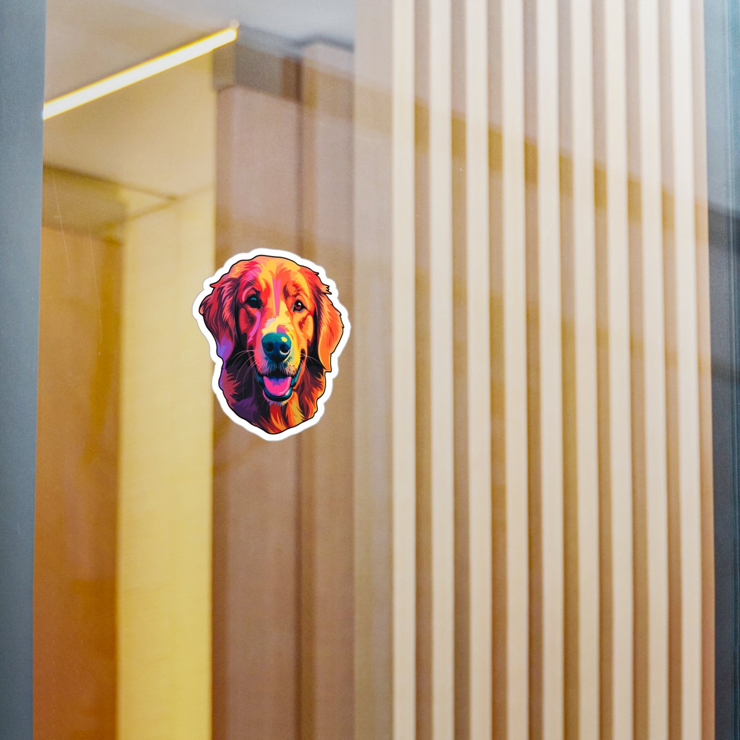 Golden Retriever Vinyl Decal - Mac