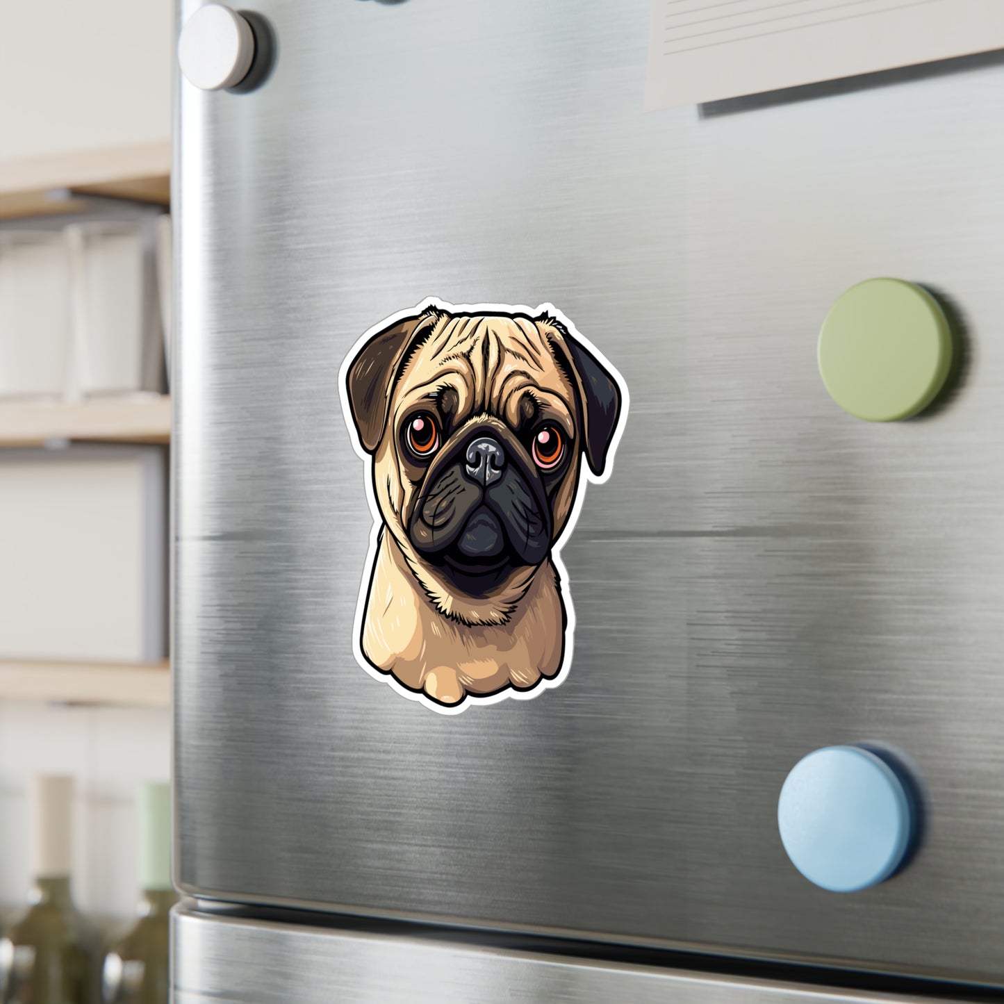 Pug Vinyl Decal - Stanley