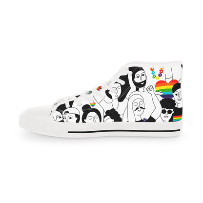 Love is Love Pride High Top Sneakers