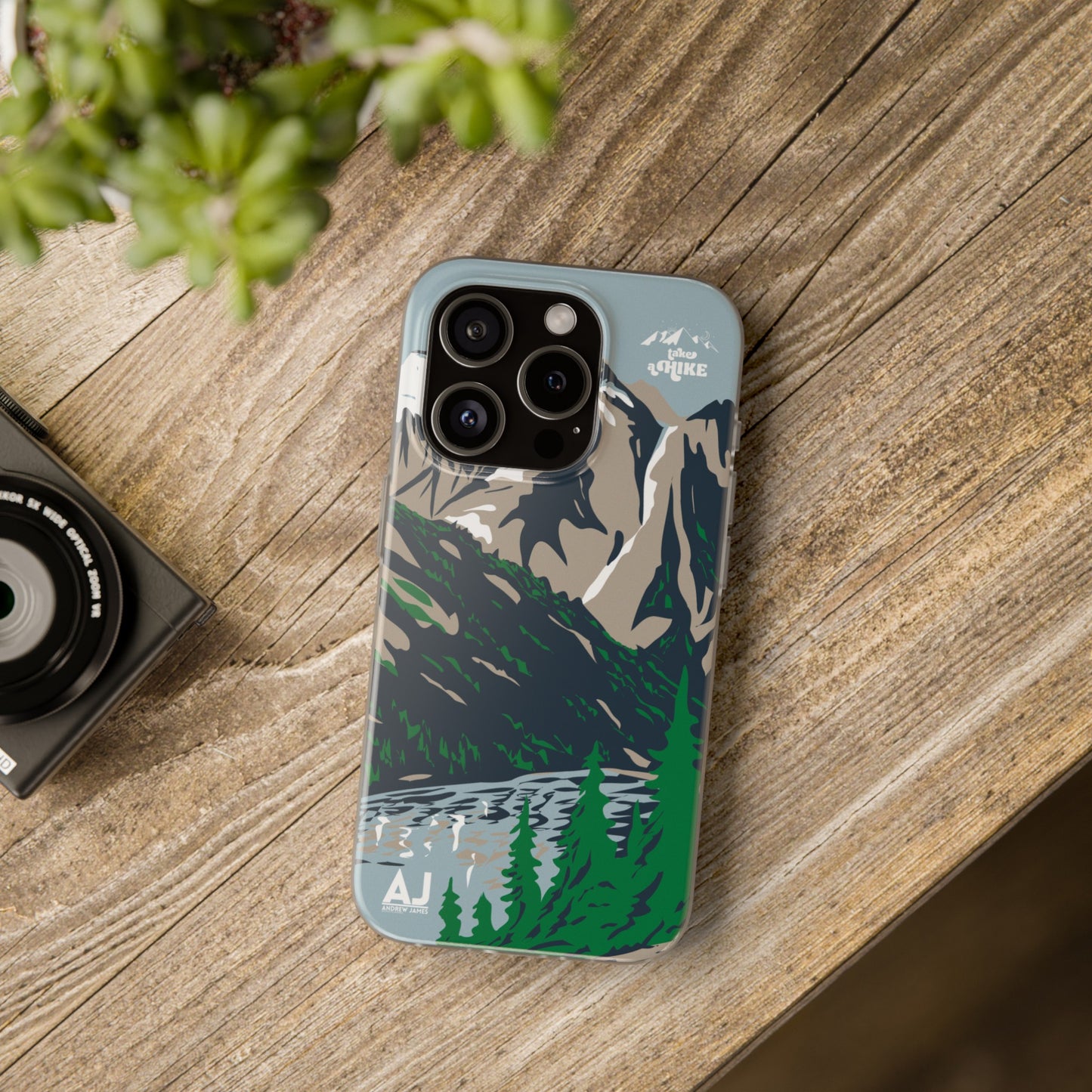 Take a Hike - iPhone Flexi Cases - All 14 and 15 Models - Wireless Charging Compatible