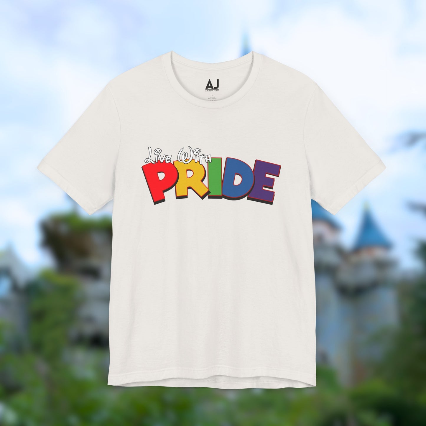 Live With Pride Diznee Unisex Jersey Short Sleeve T-Shirt